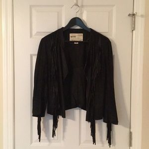 Ever Fringe Leather Jacket